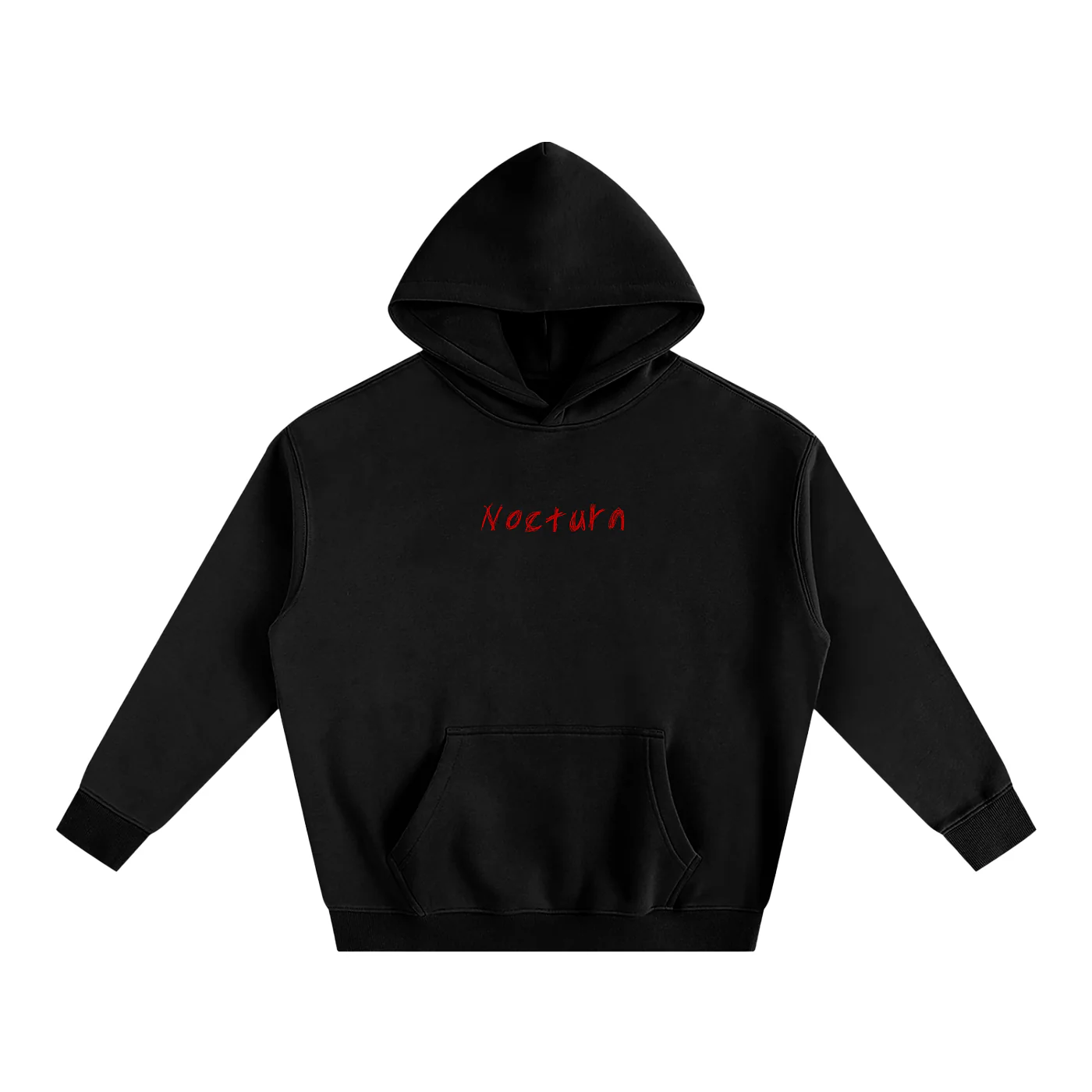 Nocturn Films Oversize Fleeced Hoodie - heavyweight horror channel merch hoodie